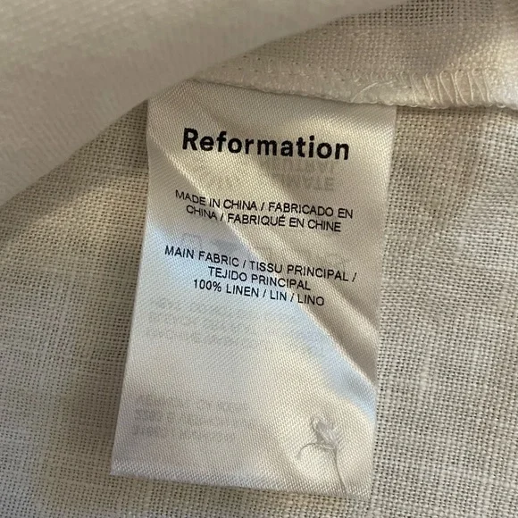 Reformation maira linen top new with tag - Picture 11 of 13
